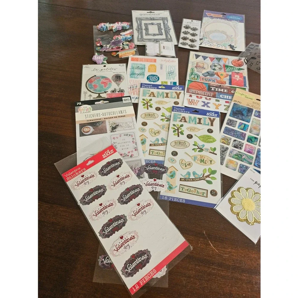 Sticko The Paper Studio Scrapbook Sticker Lot Unisex OS Multicolor Craft Supply